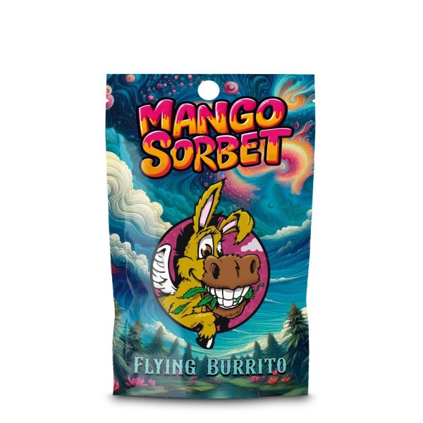 CBD Hash Flying Burrito Mango Sorbet