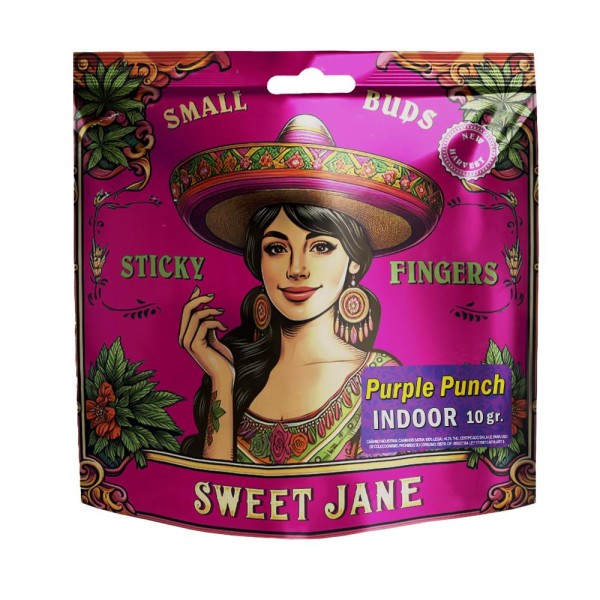 FLORES CBD Sweet Jane  Indoor Small Buds Purple Punch