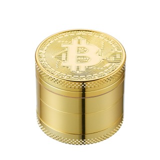 Grinder Polinizador Metal Bitcoin 40 mm.