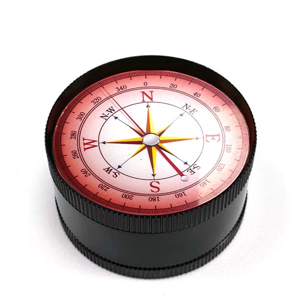 Grinder Polinizador Metal Brujula 52 mm. Mix Color