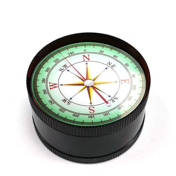 Grinder Polinizador Metal Brujula 52 mm. Mix Color