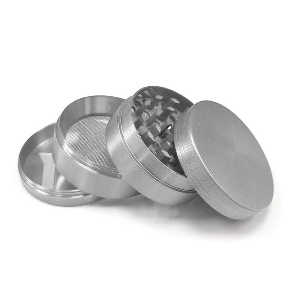 Grinder Polinizador Metal Silver 50 mm.