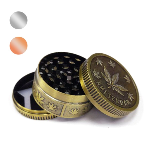 Grinder Polinizador Metal Zinc 50 mm Mix color
