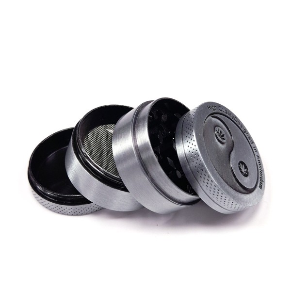 Grinder Polinizador Yin-Yan Silver 40 mm.