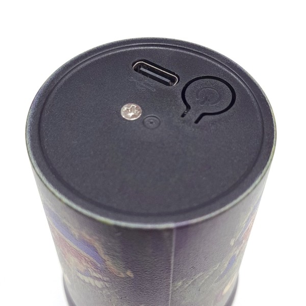 Grinder Eléctrico Plastico Usb Skull Mix Color