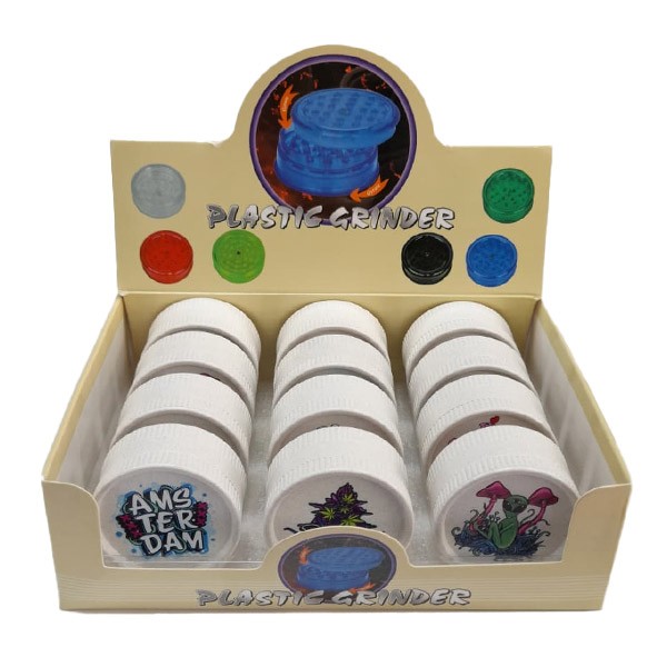 Grinder Hemp Biodegradable 55 mm. Mix Desing