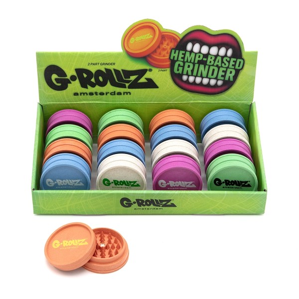 Grinder Hemp Biodegradable 60 mm. Mix Color