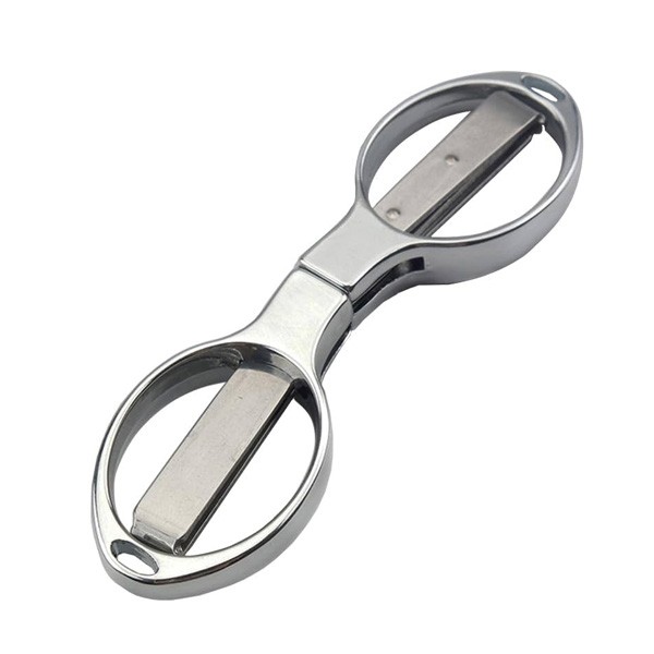 Tijera Plegable Pocket Grindear Silver 10 cm.