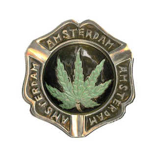 Cenicero Bronce Amsterdam Leaf  90 mm.