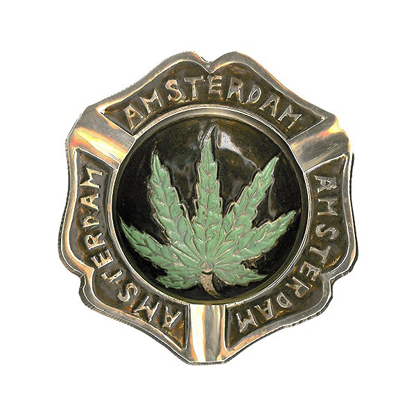 Cenicero Bronce Amsterdam Leaf  90 mm.