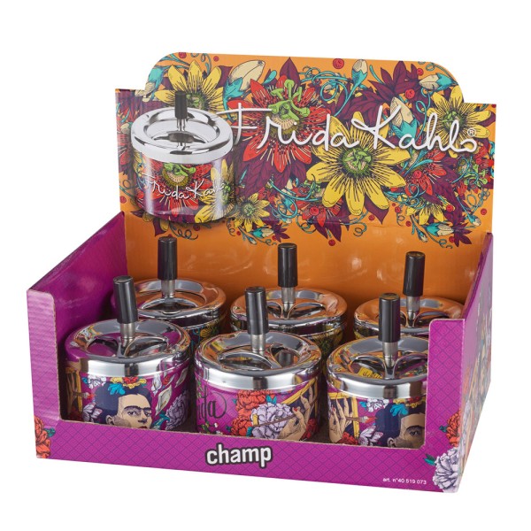 Cenicero Metal Presion Frida Colection 90 mm. Mix Color