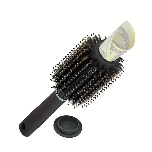 Camuflaje Cepillo Pelo Round Black