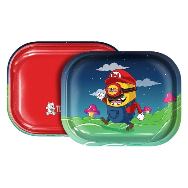 .Bandeja Metal con Caja 18x14 cm. Mini Bros