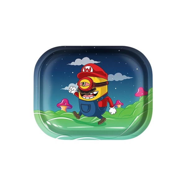 .Bandeja Metal con Caja 18x14 cm. Mini Bros