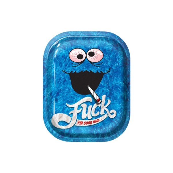 .Bandeja Metal con Caja 18x14 cm. Monster