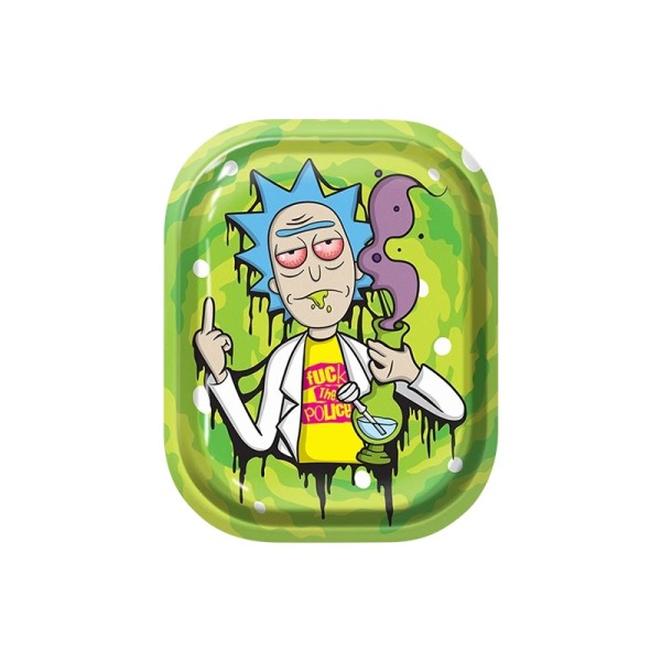 .Bandeja Metal con Caja 18x14 cm. Police