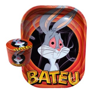 .Set Bandeja Metal 18x14 cm. Grinder Bugs 50 mm.