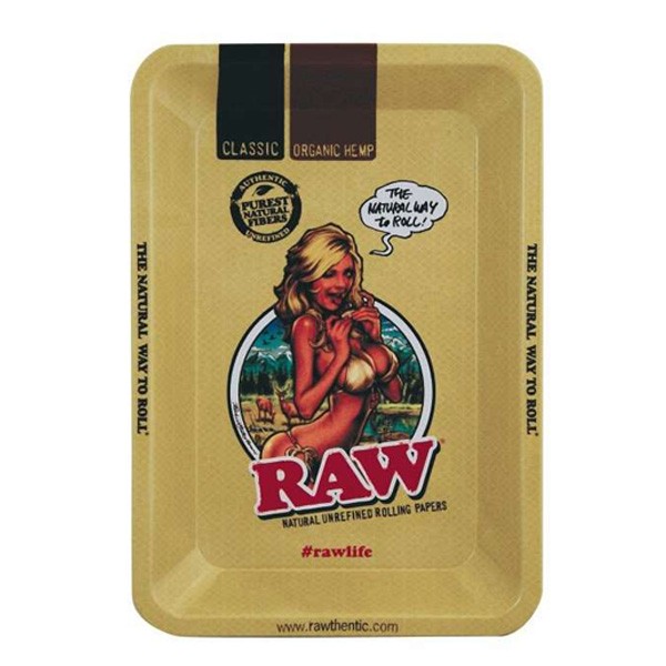 Bandeja Metal 18x12.5 cm. Raw Girl