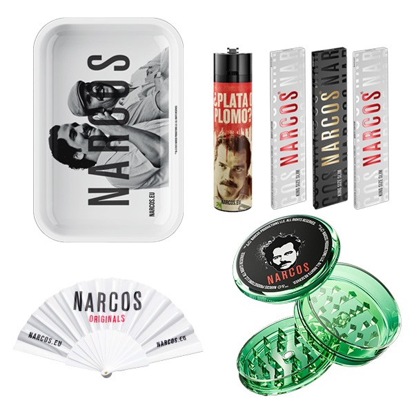 Caja Regalo Tray Medium 29x19 cm. Narcos White