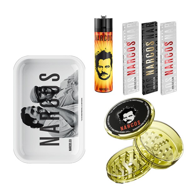 Caja Regalo Tray Small 18x14 cm. Narcos White