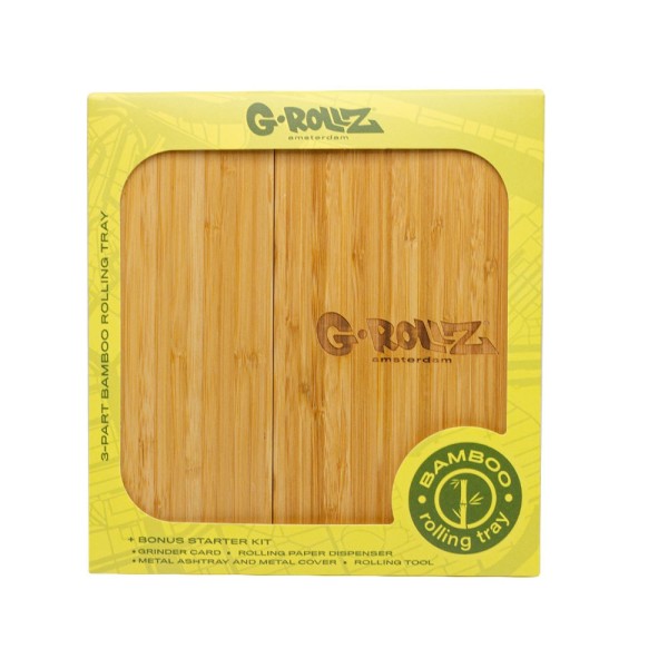 Bandeja Bamboo G-Rollz 26x49 cm. Deluxe