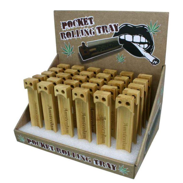 Bandeja Bamboo Mini 13x2.5 cm.