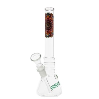 Bong Cristal Greenline Mandala 26 cm.