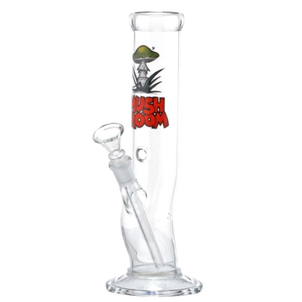Bong Cristal Ice Curvo Mushroom 26 cm.