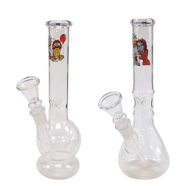 Bong Cristal Ice Rick & Morty 22 cm. Mix Color