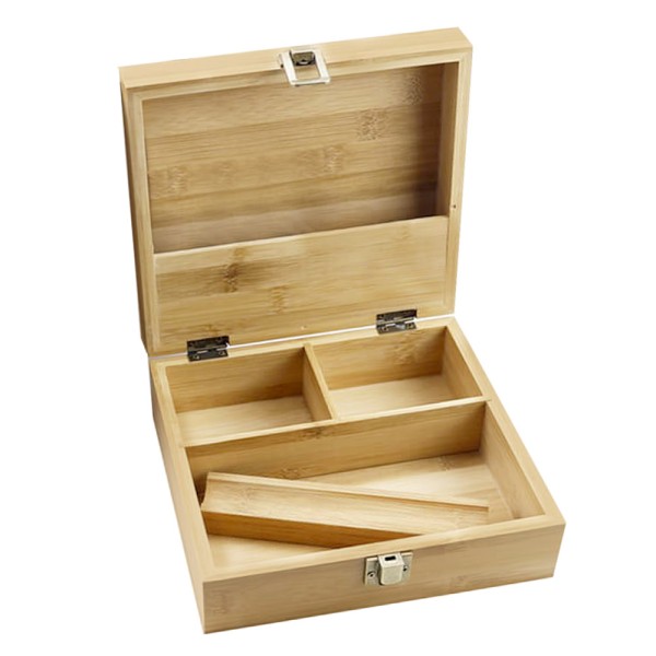 Caja Fumador Bamboo 17x20 cm.