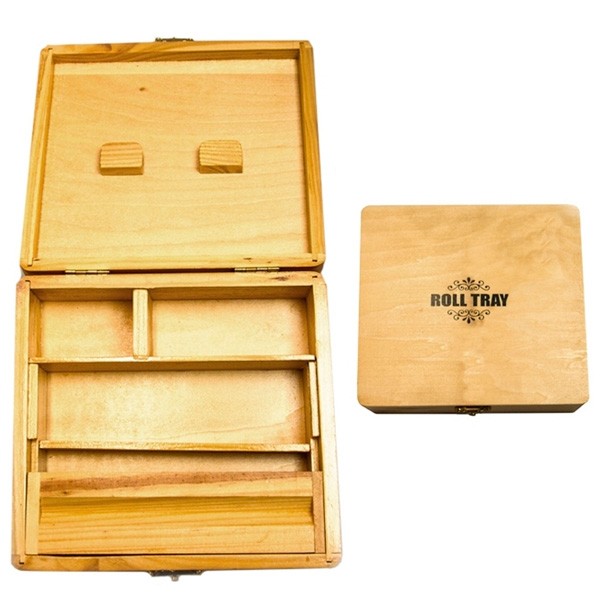 Caja Fumador Roll Tray 17x16 cm.