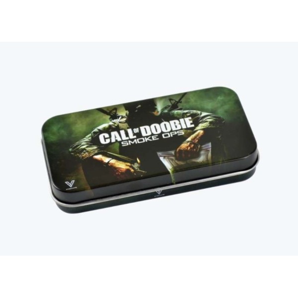 Caja Metal 12x6.5 cm. Call of Doobie