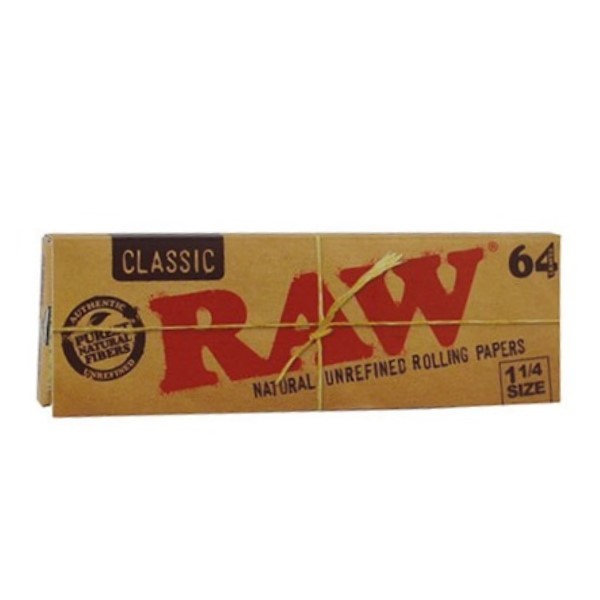 Papel Raw  Classic  1.1/4  64 Hojas