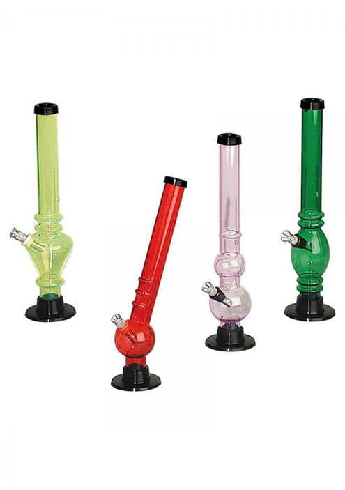 COLORED PLASTIC BONG