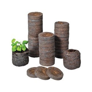 JIFFY. TURBA PRENSADA GERMINACIÓN.