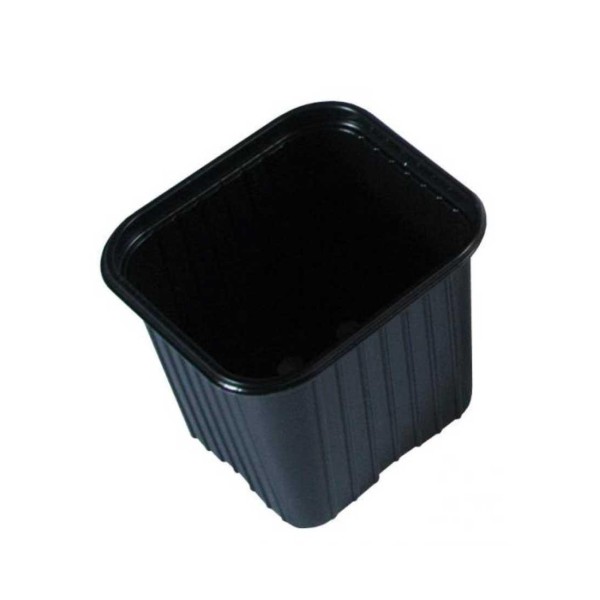 Vaso | Quadrado e negro, para o cultivo de maconha