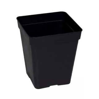 Vaso | Quadrado e negro, para o cultivo de maconha