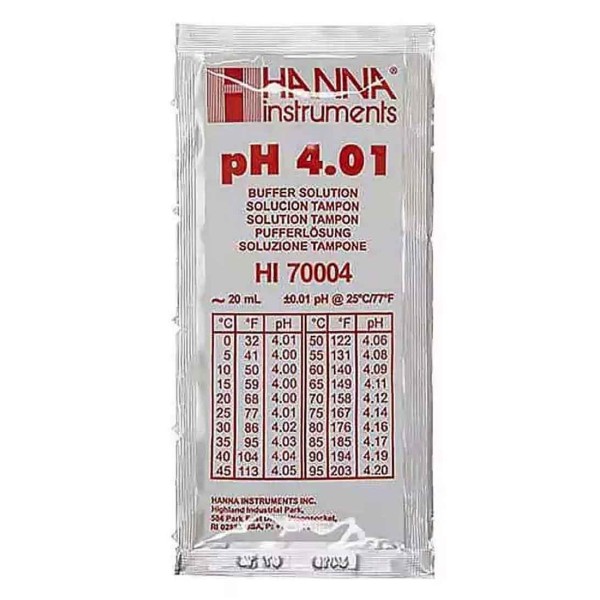 BOLSA DE  CALIBRAÇÃO PH4