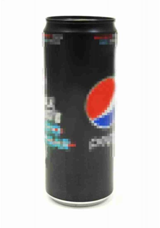 Camouflage cola can