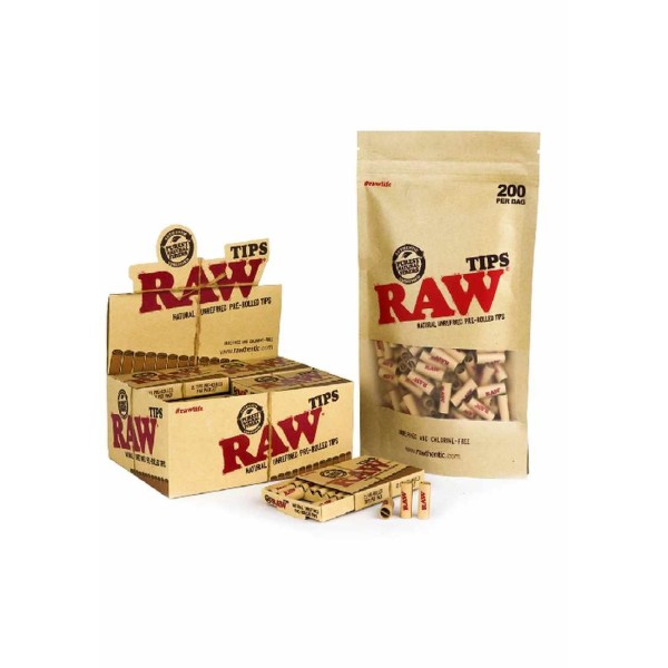 RAW PREROLLED TIPS