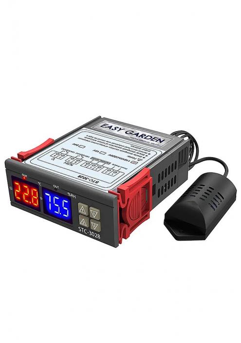 Controlador Digital de Temperatura e Humidade EASY GARDEN STC-3028