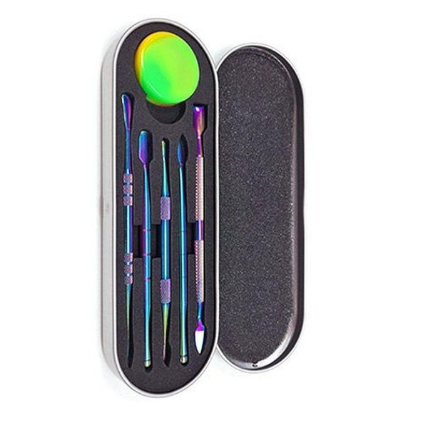 Dabber Titanium Set Oil Rainbow