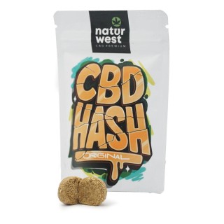 Super Dry Hash CBD 5g by Naturwest, pressed hemp resin with high CBD content