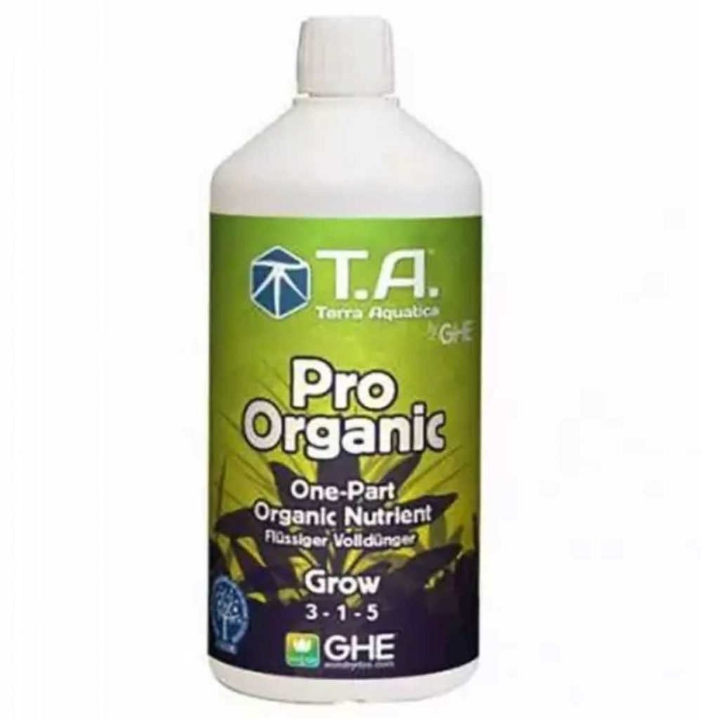 Melhor fertilizante bio Terra Aquatica Pro Organic Grow