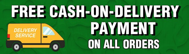 Cash on delivery for free